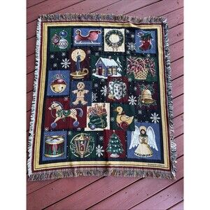 Crown Crafts Christmas/ Holiday Throw
